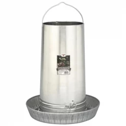 Miller Manufacturing 17in. Galvanized Hanging Poultry Feeder Tubes 914273