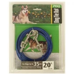 Boss Pet Products Q2320 000 99 20 ft. Blue Medium Dog Tie Out