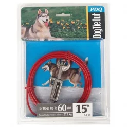 Boss Pet Products Q3515 SPG 99 15 ft. Large Dog Cable Tie Out