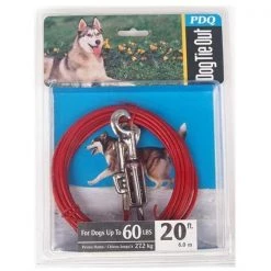 Boss Pet Products Q3520 SPG 99 20 ft. Large Dog Cable Tie Out