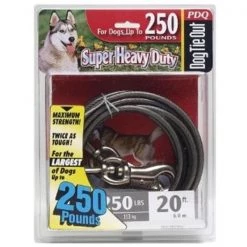 Boss Pet Products Q6820 000 99 20 ft. Extra Extra Large Dog PDQ Cable Tie Out