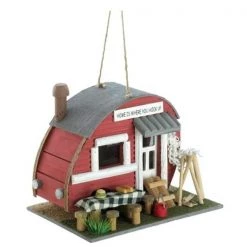 Zingz & Thingz 12503 Vintage Trailer Birdhouse