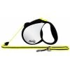 Flexi North America Llc RFLCT S Small Black & Neon Yellow Reflective Retractable