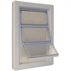 Pamperedpets 8-.50 in. L X 12-1-4 in. W Medium Plastic AirSeal Pet Door
