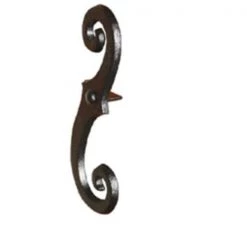 John Wright 88-271 Faux Beveled Smooth Scroll Shutter Dogs - Pair