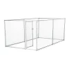Daretocare Galvanized Chain Link Kennel with PC Frame