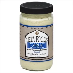 TETA FOODS DIP SPREAD GARLIC-12 OZ -Pack of 12