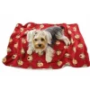 Klippo Pet KBLNK054 Silly Monkey Ultra-Plush Blanket; Burgundy - One Size