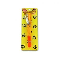Bulk Buys DI375-24 48" Long 2 1/4" Snap Clip Reflective Dog Leash - Pack of 24
