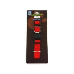 Bulk Buys DI048-24 3/4" Wide Metal Plastic Nylon Snap Clip Dog Collar - Pack of 24