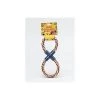 Bulk Buys Figure 8 multi-colored rope dog toy - Pack of 72