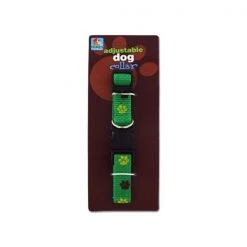 Bulk Buys Dog collar with paw print design - Pack of 24