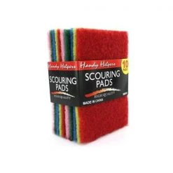 Bulk Buys Multi-colored scouring pads - Pack of 20