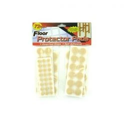 Bulk Buys 76 pack floor protector pads - Pack of 48
