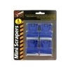 Bulk Buys 4 Pack miniauture scrapers - Pack of 72