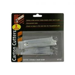 Bulk Buys 2 Pack carton cutters - Case of 12