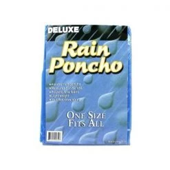 Bulk Buys Deluxe rain poncho - assorted colors - Case of 96