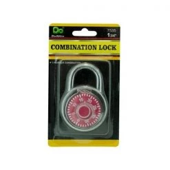 Bulk Buys LL010-36 Combination Lock -Pack of 36