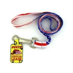 Bulk Buys AA124-96 50 1/4" Long Nylon Patriotic Dog Leash - Case of 96