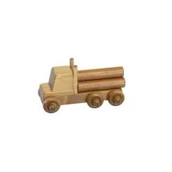 Burts Bees Pet Lapps Toys & Furniture 174 H Wooden Mnin Truck Toy; Harvest