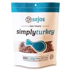 Sojos SJ71004 Simply Dog Treats - Turkey; 4 Oz.