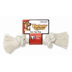 Animal Supply Company MM10004 Flossy Chew White Bone