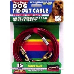 Four Paws Products FP85615 15 ft. Cable Dog Tie-Out