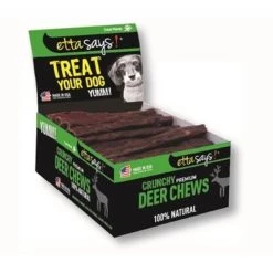 Animal Supply Company EY00183 4 in. Crunchy Deer Chews - 36 Count