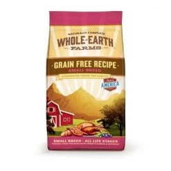 Animal Supply Company WE85560 Whole Earth Farms Grain Free Small Breed Dog Food