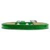 Mirage Pet Products 10-30 10EG Plain Ice Cream Collars Emerald Green 10