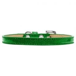 Mirage Pet Products 10-30 10EG Plain Ice Cream Collars Emerald Green 10
