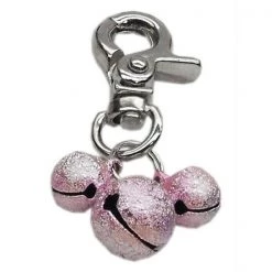 Mirage Pet Products 11-02 LPK Lobster Claw Bell Charm Light Pink .