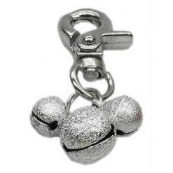 Mirage Pet Products 11-02 SV Lobster Claw Bell Charm Silver .