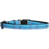 Unconditional Love Plaid Nylon Collar Blue XS