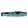 Mirage Pet Products 125-019 CTBBL Cupcakes Nylon Ribbon Collar Baby Blue Cat Safety