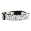 Unconditional Love Roses Nylon Ribbon Collar Purple Medium