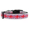 Mirage Pet Products 125-022 LG Tiled Union Jack- UK Flag Nylon Ribbon Collar Large