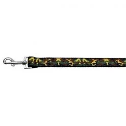 Mirage Pet Products 125-050 1006 Green Camo Nylon Ribbon Dog Collars 1 wide 6ft Leash