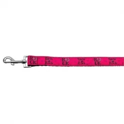 Unconditional Love Girls Rock Nylon Ribbon Dog Collars 1 wide 6ft Leash