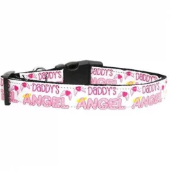 Unconditional Love Daddys Angel Dog Collar Large