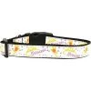 Unconditional Love Princess Nylon Ribbon Dog Collar Medium