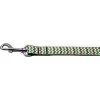 Unconditional Love 1 in. 6 ft. Christmas Sparkle Chevron Nylon Dog Leashes