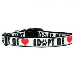 Mirage Pet Products 125-165 LG Adopt Me Nylon Dog Collar Large