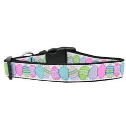 Unconditional Love Easter Egg Nylon Dog Collar Medium