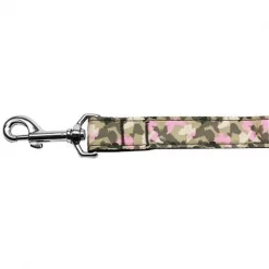 Mirage Pet Products125-223 1006 6 ft. Camo Butterflies Nylon Dog Leash