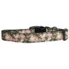 Unconditional Love Camo Butterflies Nylon Dog Collar; Medium