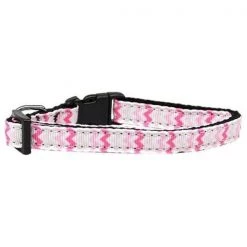 Mirage Pet Products125-255 XS Sweet Chevrons Nylon Dog Collar; Extra Small