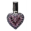 Unconditional Love Heart Clip Purple