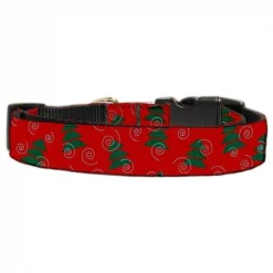 Mirage Pet Products 25-09 SM Christmas Trees Nylon and Ribbon Collars . Small