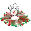 Mirage Pet Products 25-16 MD Christmas Fuzzy Wuzzy Smoocher Medium .